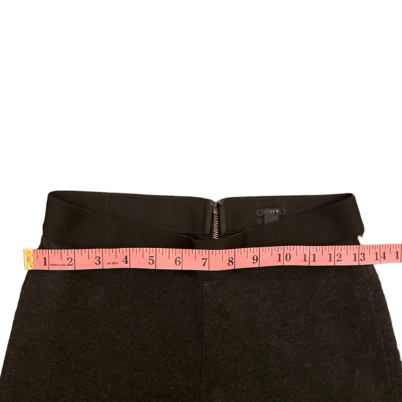 J Crew Pixie Charcoal Gray Pants 31090 Women's Ponte Leggings size 4 - Picture 7 of 9